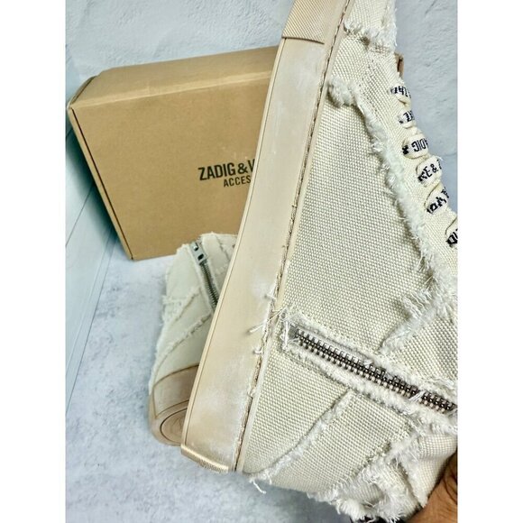 Zadig & Voltaire Sneakers Womens High Top Distressed Size FR 40, US 10‎ - Picture 5 of 8